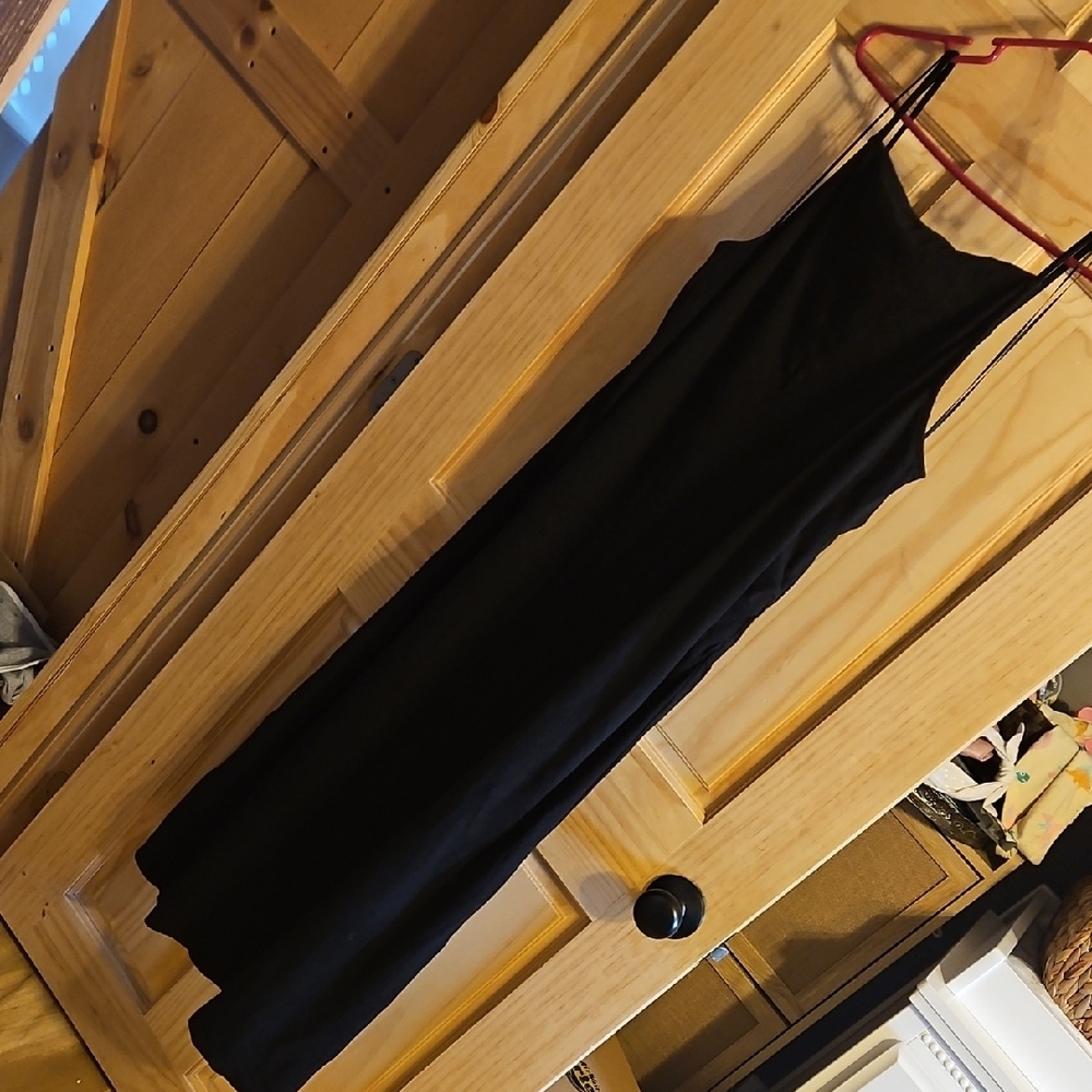 Old Navy Maternity Ribbed Black Dress - Picture 2 of 4